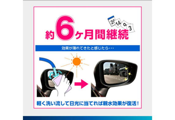 Carmate C134 汽車側鏡倒後鏡玻璃鍍膜 親水塗層 洗車用品 汽車產品