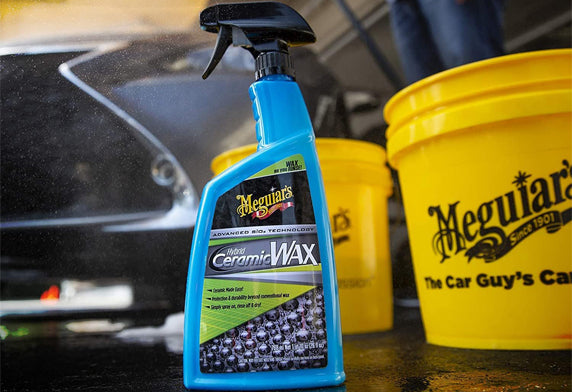 MEGUIAR'S 美光 Ceramic Wax 打蠟 鍍膜 洗車用品 汽車用品 無水洗車 免水 快速噴蠟 高效汽車清潔 車身光澤 保養