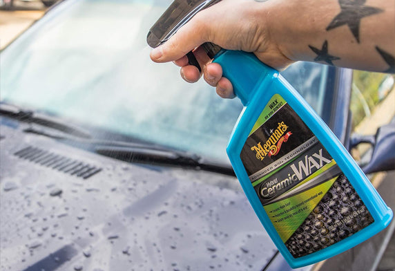 MEGUIAR'S 美光 Ceramic Wax 打蠟 鍍膜 洗車用品 汽車用品 無水洗車 免水 快速噴蠟 高效汽車清潔 車身光澤 保養