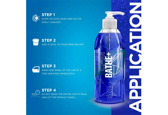 Project-Auto.com Gyeon Q²M BATHE+ - 跣水洗車液 洗車用品香港 車身專用 洗車液 清潔劑 汽車用品 抗水 驅水效果