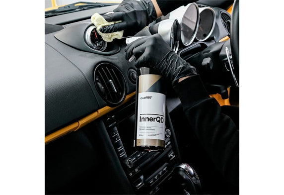 Carpro Inner QD 新車 舊車 汽車內裝清潔劑 皮革護理 塑膠護理 織物清潔 抗靜電劑 除菌噴霧 空氣淨化 車廂消毒 內飾保護 抗UV 防褪色 汽車用品 香港店 網購 免運費 優惠套裝 汽車護理用品 內裝還原劑 除味劑 清潔噴霧