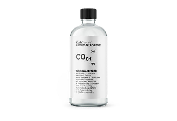 Koch Chemie Ceramic Allround C0.01 汽車車身鍍膜 洗車用品 car coating 德國Koch Chemie Ceramic Body Cb001陶瓷長效鍍膜30毫升套裝

Koch Chemie Cb001旗艦級陶瓷塗層提供36個月持久車漆保護

Ceramic Body Cb001化學鍵結納米保護層硬度達9H抗環境侵害

德國製造陶瓷鍍膜極致疏水效果水珠接觸角達110至114度

Cb001陶瓷密封層有效對抗氧化酸雨鹽分及昆蟲殘骸侵蝕