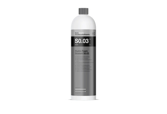 德國Koch Chemie Hydro Foam Sealant S003濃縮泡沫鍍膜劑1公升

Koch Chemie S003濕式施工密封保護適用漆面玻璃塑料表面

Hydro Foam Sealant濃縮泡沫鍍膜劑創造深邃光澤防止塑料褪色

德國製造泡沫鍍膜劑以1比50至150比例稀釋後噴塗施工

Koch Chemie S003適用於洗車後潮濕表面進行密封保護處理

Hydro Foam Sealant可維護可摺疊車頂並確保玻璃表面能見度

濃縮泡沫鍍膜劑定期使用有助於顯著保持車輛市場價值

Koch Chemie S003施工後散發水果櫻桃香味提升使用體驗

泡沫鍍膜劑適合專業店家與DIY車主進行簡易鍍膜保護

德國Koch Chemie Hydro Foam Sealant香港汽車護理產品推薦