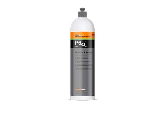 Koch Chemie One Cut & Finish P6.02 雙效上蠟及拋光劑 汽車艾容 洗車 車身打蠟 度膜 Koch Chemie One Cut Finish P6.02 雙效拋光封體劑 二合一 研磨拋光 密封保護 去除刮痕 拋光餘印 螺旋紋 高光澤 巴西棕櫚蠟 非揮發性矽氧烷 切削力6.0 光澤度8.0 德國製造 香港 汽車護理 網上商店 洗車 養車 車漆護理 汽車美容 拋光劑 封體劑 車蠟 DIY 專業店家 偏心拋光機 強制旋轉拋光機 One Cut磨墊 微纖維毛巾 施工容易 擦拭容易 1公升 經濟實惠 性價比 新車 舊車翻新 車漆修復 鏡面效果 深邃光澤 持久保護 抗污 防塵 抗紫外線 車主必備 汽車精品 配件 清潔劑 保護劑 拋光護理 德國科技 優質 正貨 香港店 網購 免運費 優惠套裝 汽車護理用品 研磨劑 拋光蠟 封釉 車漆拋光 刮痕修復 漆面校正 鏡面處理 專業級 高效 省時 一步到位 車漆亮度 平滑度 觸感 抗靜電 防潑水 雨季護理 潮濕氣候 高溫 紫外線 塵埃 污漬 水漬 太陽紋 車漆保養 汽車外觀 細節處理 展示品質 專業店家 自助洗車 停車場護理 新車落地 舊車翻新 省時省
