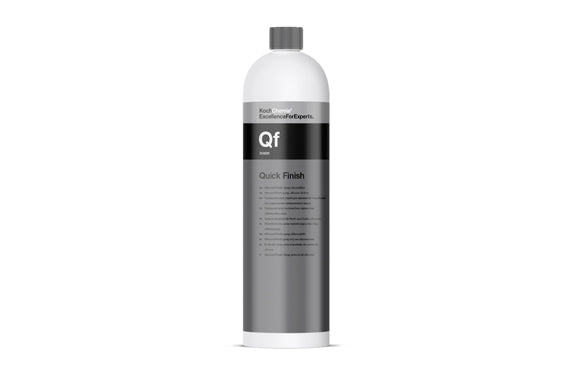 Quick Finish 速效車身清潔及護養劑 汽車美容 洗車用品 Detailing Koch Chemie Quick Finish QF 速效車身清潔護養劑 快速護理噴霧 Quick Detailer QD 無矽配方 一步清潔 拋光 密封 保護 車漆護理 汽車美容 德國製造 香港 汽車用品 網上商店 洗車 養車 車身清潔 指紋去除 輕微污垢 高光澤 疏水 防塵 光滑表面 玻璃清潔 塑膠護理 儀表板 不銹鋼 展廳 快速整理 新車 鍍膜車 PPF 車衣 適用 大容量 1公升 性價比 專業 汽車護理 車漆保養 快速拋光 清潔噴霧 保護噴霧 車身養護 汽車保養 車蠟 封體劑 維護劑 美容產品 洗車液 噴霧式 易用 不留痕跡 防水 抗污 車主必備 DIY 汽車護理 香港氣候 潮濕 塵埃 鳥糞 樹膠 油膜 水漬 防紫外線 抗氧化 車漆增艷 鏡面效果 平滑度 觸感 德國科技 優質 正貨 香港店 網購 免運費 優惠套裝 汽車精品 配件 打蠟 鍍膜 車身保護