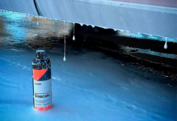 Carpro Descale 除礦洗車液 去除水垢 水漬 清理陳舊殘餘鍍膜車身蠟潑水劑疏水層抗水驅水劑等等 – Project-Auto.com