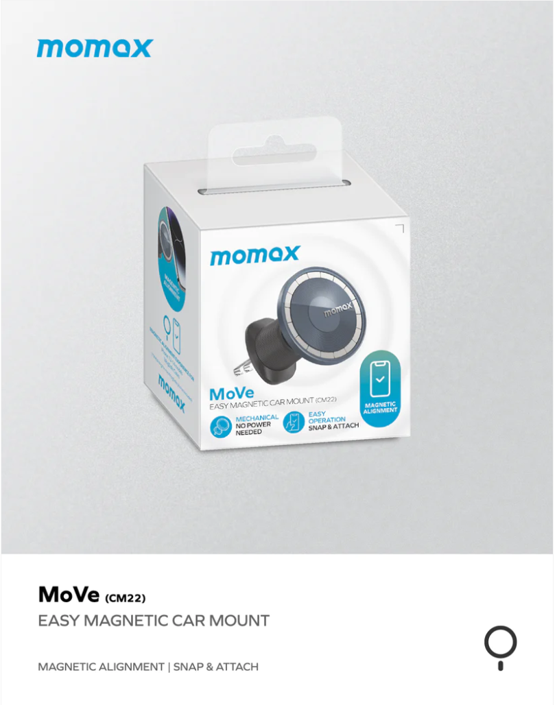 MOMAX 汽車手提電話支架 MagSafe 汽車用品 合各種車款