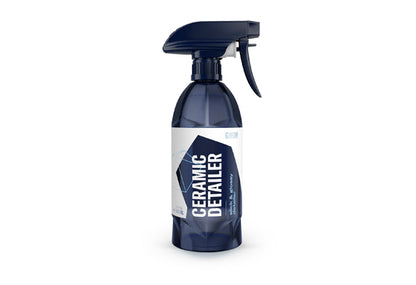 Project-Auto.com 香港 Q²M CERAMICDETAILER - 鍍膜維護劑 洗車用品 PPF車身鍍膜表面專用 修護劑 保護劑 清潔劑 汽車用品 GYEON Q²M CeramicDetailer 鍍膜維護劑 陶瓷鍍膜維護 車漆維護劑 SiO2配方 二氧化矽噴霧 陶瓷維護噴霧 噴霧封蠟 快速細節劑 二合一維護劑 提升光澤 增強光澤 車漆光澤 光滑觸感 絲滑觸感 疏水性 撥水效果 水珠效果 防污性能 自潔性能 抗靜電 防塵 鍍膜車適用 無鍍膜車漆適用 陶瓷鍍膜車 已鍍膜車漆 未鍍膜車漆 乾表面施工 濕表面施工 乾燥輔助 洗車後護理 日常維護 定期保養 每4週一次 效果達六週