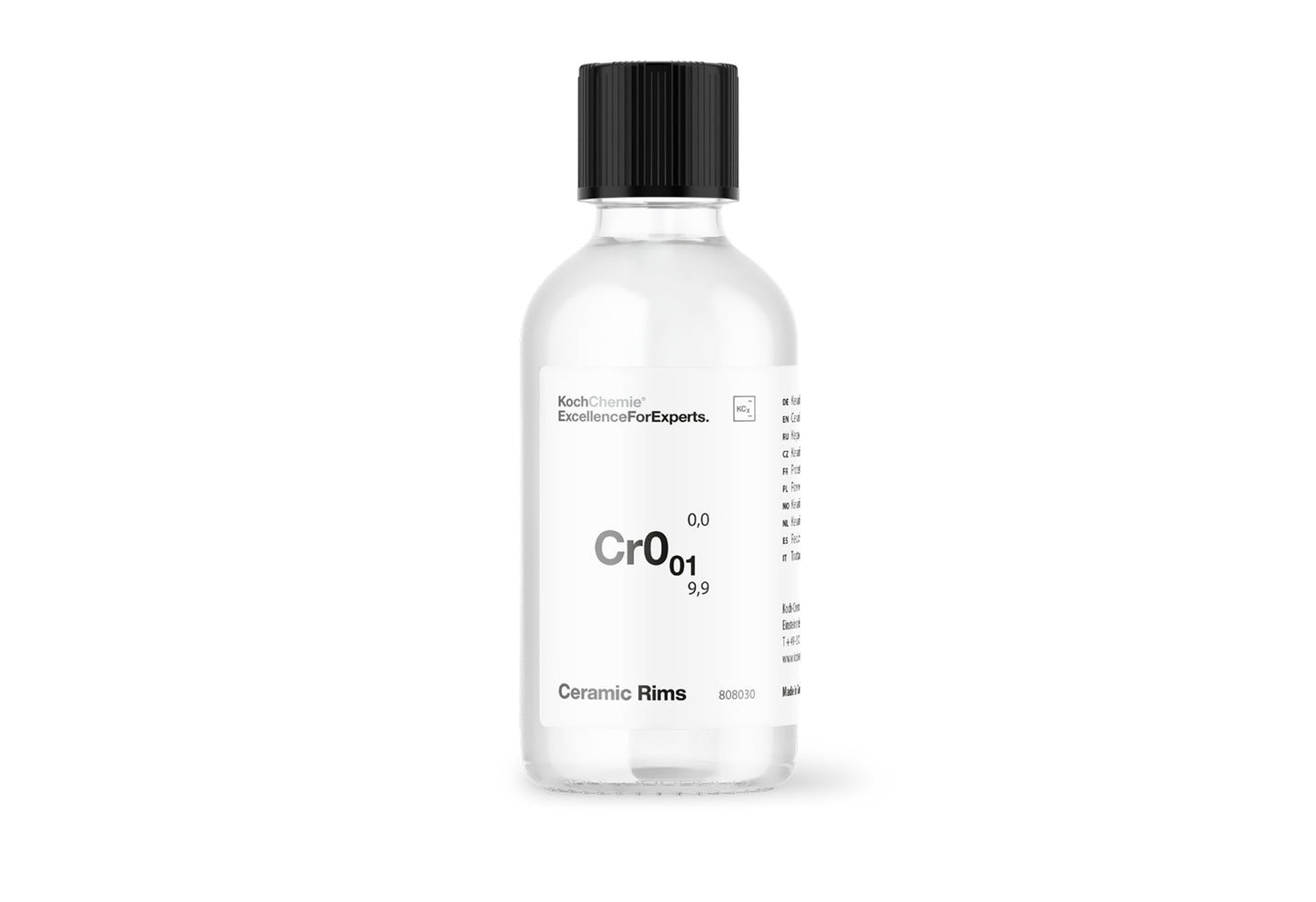Koch-Chemie Ceramic Rims Cr0.01 808001 輪圈陶瓷鍍膜 呔鈴鍍膜 鋁圈鍍膜 陶瓷塗層 專業級鍍膜 化學鍵結 永久附著 長效保護 12個月保護 蓮花效應 超強撥水 易清潔 耐酸鹼 光澤度9.9 高光澤 鏡面效果 深層光澤 輪圈保護 煞車粉塵防護 防鹽蝕 抗環境侵害 耐高溫 鍍膜海綿 筆型海綿 施工方便 精準塗抹 德國製 德國進口 30ml 汽車美容 汽車護理 輪圈護理 車主必備 愛車護理 香港汽車用品 汽車用品推薦 香港網購 原裝正貨 正貨保證 專業鍍膜工具 輪圈美容 鋁圈保養 輪圈清潔 塗裝輪圈適用 摩托車輪圈適用 商用車輪圈適用 雙層塗覆 固化時間9天 24小時耐候 Panel Preparation Spray Magic Wheel Cleaner 專業汽車護理 優質汽車用品 立即選購 現貨 車友推薦 品質保證 頂級鍍膜 德國品牌 高品質 信賴品牌 汽車護理專家 口碑推薦 值得信賴 輪圈光澤 輪圈保護膜 防污塗層 抗污 防水 防塵 簡化清潔 輪圈維護 車輛保養 汽車精品 汽車保養品 清潔護理用品