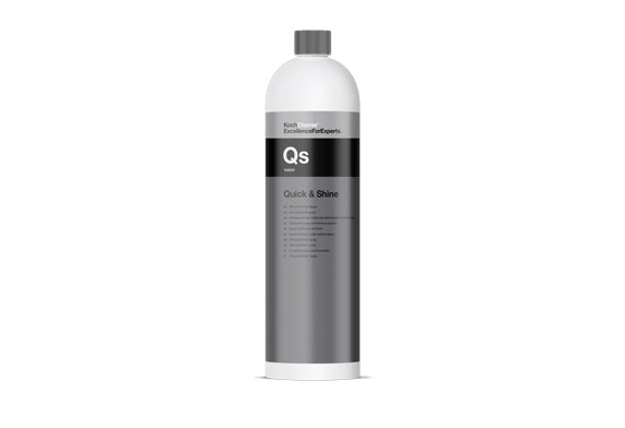 Koch Chemie Quick & Shine 速效光澤護理噴霧 汽車艾容 洗車用品 提升車身光澤 Detailing 德國Koch Chemie Quick Shine快速護理噴霧500ml產品外觀
Koch Chemie QD快速細節護理劑抗靜電除塵配方 Quick Shine噴霧可增強車漆光澤與光滑觸感
德國製造Quick Shine適用於鍍膜車及PPF車衣日常保養
Koch Chemie快速護理噴霧簡易噴塗擦拭即亮

Quick Shine抗靜電配方有效減少灰塵附著

德國專業汽車護理品牌Koch Chemie Quick Shine包裝

日常快速清潔護理噴霧恢復車漆展廳般光采

Quick Shine溫和配方不影響原有蠟層或鍍膜層

Koch Chemie Quick Shine香港汽車護理用品推薦