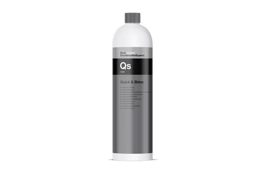 Koch Chemie Quick & Shine 速效光澤護理噴霧 汽車艾容 洗車用品 提升車身光澤 Detailing 德國Koch Chemie Quick Shine快速護理噴霧500ml產品外觀
Koch Chemie QD快速細節護理劑抗靜電除塵配方 Quick Shine噴霧可增強車漆光澤與光滑觸感
德國製造Quick Shine適用於鍍膜車及PPF車衣日常保養
Koch Chemie快速護理噴霧簡易噴塗擦拭即亮

Quick Shine抗靜電配方有效減少灰塵附著

德國專業汽車護理品牌Koch Chemie Quick Shine包裝

日常快速清潔護理噴霧恢復車漆展廳般光采

Quick Shine溫和配方不影響原有蠟層或鍍膜層

Koch Chemie Quick Shine香港汽車護理用品推薦