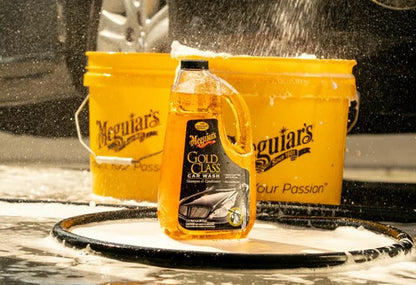 MEGUIAR'S 美光  洗車液 Project Auto 友和YOHO HKTVmall 車主必備 愛車護理 DIY洗車 自家洗車 洗車必備 簡易洗車 省時省力 水桶洗車 泡沫槍適用 泡沫炮適用 兩桶水洗車 PA壺 稀釋比例1:128 稀釋比例1:15 可生物分解 環保配方 Gold Class Car Wash 洗車用品 汽車用品 打蠟 鍍膜 蠟水 清潔