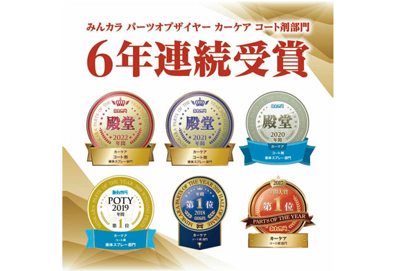 日本Prostaff CC Water Gold玻璃奈米鍍膜補充裝，濕車噴塗擦拭即完成施工。高級光澤成分帶來濃艷透明感。480ml，Project-Auto提供香港免運費服務。