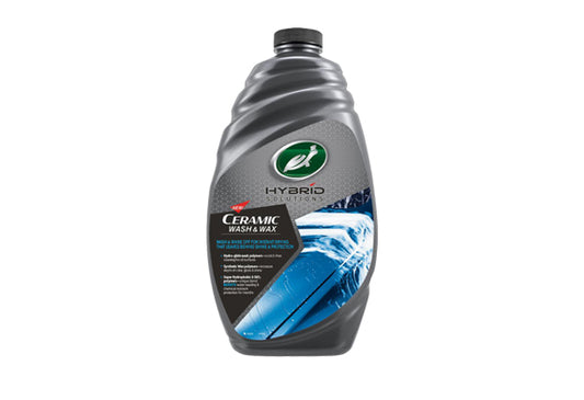 Turtle Wax 龜牌 陶瓷洗車蠟水 Hybrid Solutions 陶瓷洗車蠟 二合一洗車蠟 洗車打蠟二合一 洗車蠟水 陶瓷洗車液 疏水型洗車蠟 53411 T53411 53410 1.42L 48oz 陶瓷聚合物 SiO2配方 二氧化矽 超疏水 極致水珠 強力撥水 快速乾燥 加速乾燥 防止水斑 防積水 長效保護 耐化學性 抗化學品 卓越光澤 高光澤