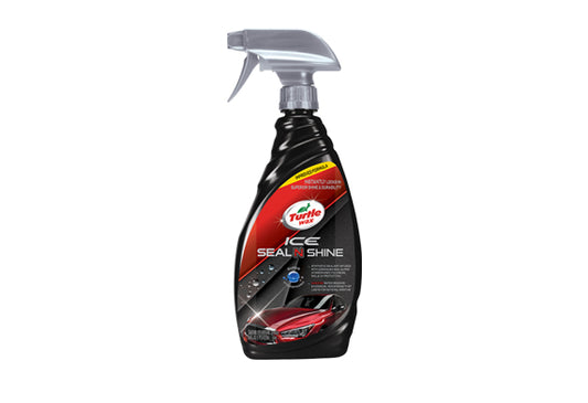 Turtle Wax 龜牌 ICE Seal N Shine 懶人蠟 免等待乾燥 免拋光 無殘留 不留白印 不留白色殘留 適用漆面 適用玻璃 適用塑料 適用輪圈 全車表面 車漆保護 車漆密封 隔絕污垢 防止水斑 抗UV 抗紫外線 防止褪色 耐洗 多次洗車後仍有效 縮短乾燥時間 減少乾燥時間 保養愛車 汽車美容 汽車護理 車身光亮 車主必備 美國製 美國原裝 16oz